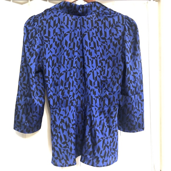 Reitmans 3/4 Sleeve Wrap Satin Blouse - Picture 8 of 8